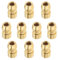 VGOL 10pcs M4 Bougie d'allumage écrou de Borne en Laiton Bougie d'allumage Tête de Balle Terminal d'allumage Bougie d'allumage Écrou de Mamelon M4 Bougie d'allumage Connecteur en Laiton