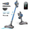 Aspirateur sans fil, 36 kPa, puissant aspirateur domestique, jusqu'à 55 minutes d'autonomie, 2 modes, écran LED, aspirateur léger pour tapis, sol, bois dur, cheveux