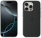 Apple iPhone 16 Pro 256 GB - Titan Natur + Silikon Case mit MagSafe – Schwarz