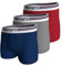 NFL Herren Patriots 3pk Boxers, Navy-Grey-red, XL EU
