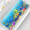 XIYUNTE Baby-Badematte für die Badewanne, rutschfest, 101,6 x 40,6 cm, extra lange Badewannenmatte, rutschfeste Kinder-Badewannenmatte mit Saugnäpfen und Abflusslöchern, maschinenwaschbar, Schildkröte
