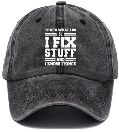 Yutdeng Baseball Cap Herren Sommer Trucker Cap Vintage Baumwolle Kappe Washed Baseballkappe Damen Verstellbare Schildmütze Base Cap Unisex Sport Cap Baseball Caps Männer Schirmkappe,Schwarz