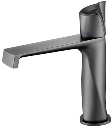 Wasserhahn Bad Grau Armatur Badezimmer Wasserfall Einhebel Wasserhahn Waschbecken, Wasserhahn Wasserfall Waschbecken