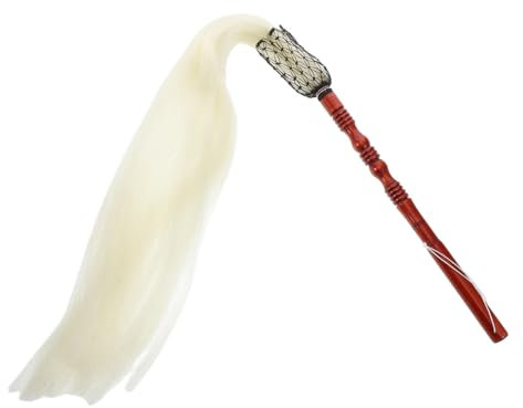 Abaodam Batidor De Tai Chi De Madera Para Limpieza De Hogar Imitación De De Caballo Instrumento Tradicional Chino Para Decoración y Prácticas Culturales