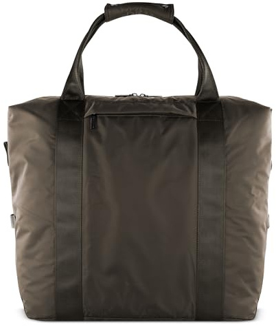 bugatti Elia Herren-Shopper aus Nylon, faltbare Tragetasche mit Tabletfach