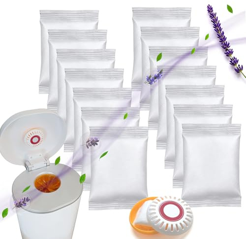 NewKe 14 Stück Lavendelduft Backpulver Nachfüllpackungen für Puck Backpulver, Windeleimer, Geruchsentferner Ersatz Geruchsbeseitiger, kompatibel mit Munchkin Step und Pall Windeleimern