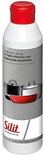 Silit Detergente intensivo per pentole, padelle e piani cottura in vetroceramica, 250 ml