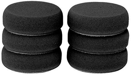 Dino KRAFTPAKET 75mm Polierpad-Set weich | Polierschwämme soft mit Klett | Ø 75mm, Höhe 25mm