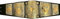 North American Mid South Heavyweight Wrestling Title Replica Championship Belt, Schwarz, 115 cm