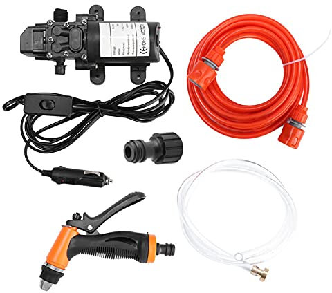 Yctze 12V Elektroauto Hochdruckreiniger Sprayer Power Pump System Kit Autowäsche Reinigungswerkzeug für 12V Pumpe
