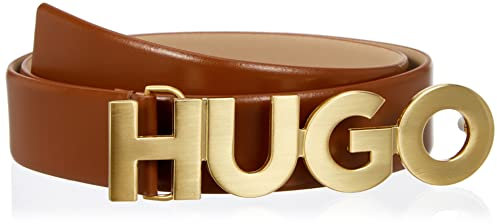 HUGO Damen Zula Belt 4 Cm-zl Gürtel, Medium Brown216, 80