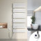 Heilmetz seche Serviette Electrique 600 x 1385 mm,avec élément Chauffant thermostatique et Fonction minuterie, radiateur sèche Serviette Plat, raccordement latéral（Blanc）
