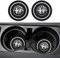 2PCS Untersetzer Getränkehalter Kompatibel mit 147 GT Brera 155 156 159 166 Giulia Mito Giulietta Spider Tonale (Stil B, 7,2 cm)