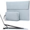HYZUO 13,3-14 Zoll Laptop Hülle mit Einstellbarer Ständer für MacBook Pro 14 M4/M3/M2/M1 Pro/Max 2025-2021, MacBook Air 13, 13,5/13,8 Surface Laptop 7-1, mit Zubehörtasche, Blass blau