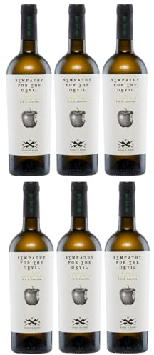 Wines N' Roses Viticultores Sympathy For The Devil Blanco Trocken Weißwein Bio Vegan Spanien inkl. FeinWert E-Book (6 x 0,75 l)