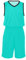 Basketball-Trikot, Shirt und Shorts für Herren, klassisch, schnell trocknend, Sportbekleidung, Herren-Basketballanzug für Mottoparty, Türkis, Blau, Medium