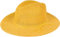 styleBREAKER Damen Panama Sonnenhut mit dünnem Hutband, Strohhut, Schlapphut, Sommerhut, Fedora Hut 04025040, Farbe:Curry