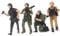 MOLUCKFU 4 Stück Soldatenmodell Spielzeugsoldatenfiguren Mini-People-Modelle Sandtisch-Soldaten-Modelle Miniatur-soldatenfiguren Winzige Soldatenfiguren Mikro-landschaftsdekore Plastik
