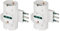 VIMAR RI.00315.B Adattatore elettrico multiplo sfalsato verticale, 3 prese universali con protezione bambini SICURY, spina (grande) standard italiano tipo S17 2P+T 16 A (Confezione da 2)