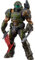 Jiumaocleu DoomSlayer Figur Statue – 16 cm Anime Super Actionfigur DoomSlayer PVC Spiel Sammlerstücke Figur Heimdekoration