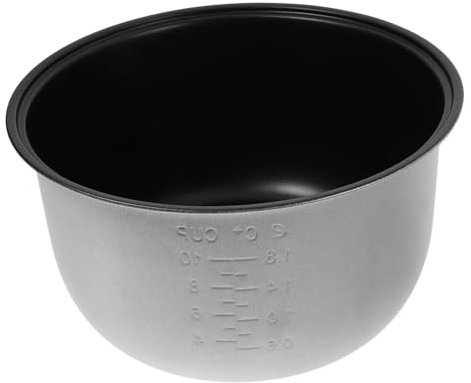 ULTECHNOVO 1Juego Olla Presión Interior de Aleación de Aluminio con Revestimiento Antiadherente Capacidad de Compatible con Ollas Eléctricas Arroz y Repostería