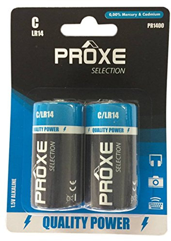 CONFEZIONE 6 BATTERIE PROXE MOD. MEZZA TORCIA - LR14 C