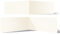 150 Blanko Klappkarten quer DIN Lang 210 x 99 mm Naturpapier 300 g/qm Set Papier wählbar