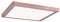 Paulmann 709.41 Deckenleuchte Atria LED-Panel 300x300mm 20W 4000K Rosegold matt 230V Kunststoff