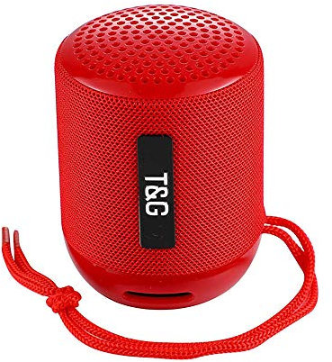 ELLENNE CASSA SPEAKER PORTATILE BLUETOOTH RICARICABILE 5W WATERPROOF ALTOPARLANTE FM TG129 (Rosso)