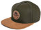 Blackskies® Pathfinder Snapback Cap | Schirm Unisex Premium Baseball Mütze Kappe Basecap Verstellbar One Size - Grün Beige