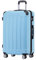 BEIBYE Zwillingsrollen Hardcase Reisekoffer Koffer Trolleys Hartschale in XL-L-M in 14 Farben (Hilmmelblau, Mittler Koffer (66cm))