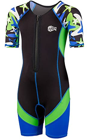 Beco Jungen Badeanzug-5806 Badeanzug, Blau, 128 EU