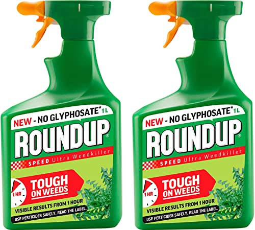 Roundup Speed Ultra Weedkiller Ready to Use Spray (1L) x 2