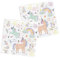 Folat Serviettes Unicorns & Rainbows 33x33cm-20 pièces, 68349, Multicolore, Mittel