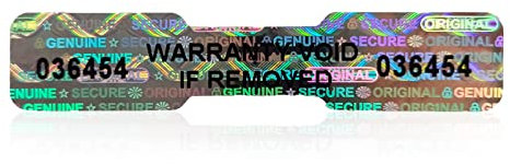 Hologramm-Aufkleber, manipulationssicher, Knochenform, hohe Sicherheit, manipulationssicher, 5,1 x 1 cm, 360 Stück