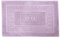 BiancheriaWeb Tappeto Bagno Doccia Spugna Tinta Unita Torino Tappetino Super Assorbente in Cotone Pelo Corto con Greca 60x90 Lilla