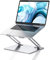 GOKEDA Laptop Stand, Ergonomic Metallic Adjustable Laptop Riser, Portable Computer Stand for Desk Compatible for MacBook Pro/Air, Lenovo, Samsung, Acer, And Laptops & Tablets Up To 15 Inches