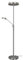 Trio Leuchten LED Stehleuchte Franklin 426510207, Metall Nickel matt, inkl. 35 Watt LED, Farbwechsel, Dimmer
