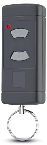 pepape Mando a distancia para puerta de garaje Hörmann HSE2-40, HS4-40, HSM4-40, compatible con teclas Hörmann gris, 40,685 MHz, para garaje, mando a distancia