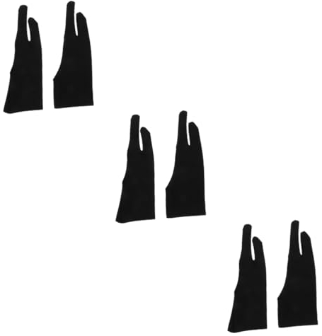 SHINEOFI 12 Stk Lackierhandschuhe -finger-künstlerhandschuh Tablet-handschuh Künstlerhandschuh Für Handschuh Zum Zeichnen Malhandschuh Papier -stoff Mann Tablet Kapazitiver Stift