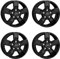 4x AUTEC Felgen Alufelgen QUANTRO 6.5x16 ET52 5x112 Schwarz matt kompatibel mit Mercedes-Benz Viano Vito V Marco Polo