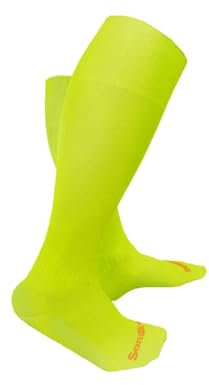 Sondico Mens Football Socks Plus Size Fluo Yellow 12-14