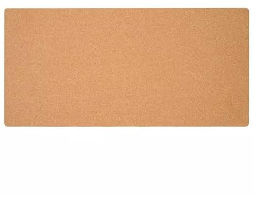 Natural Cork Mouse Pad, Large XXL Desktop Keyboard Mat, Office Anti-slip Waterproof Big PC Cushion Computer Mousepad 1pc(Brown,60X30 cm)