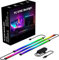 MIWATT Luz para monitor de juegos, retroiluminada con efecto de sincronización de colores en pantalla, para monitores de ordenador de 27-32 pulgadas, compatible con ordenadores Windows y MacOS