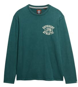 Superdry Herren Athletic Essentials Langarmshirt