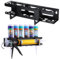 Grease Gun Holder Caulk Tube Holder, Sturdy Carbon Steel Grease Gun with Mounting Holes, Space Saving Caulking Storage Rack for Workshop, Shop, Garage, Tube