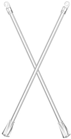 EPIGEIST 2 Stück Jalousienrotor Stöcke Fensterrollos Offen Zauberstab Ersatz Einstellung Lamellen Pole Gardinenstange Jalousien Kleben Fenstervorhänge Vorhang Rollostange Mit Haken Blind Pp