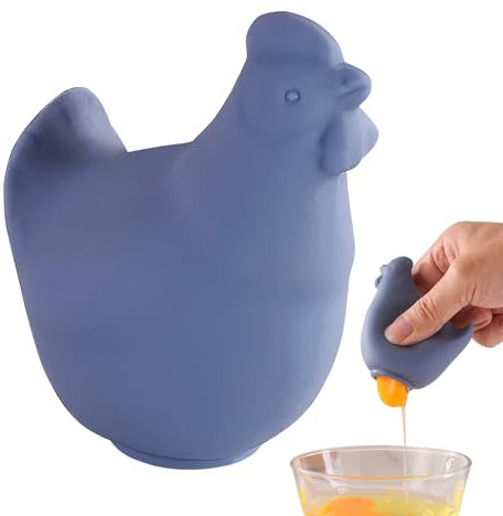 Egg Separator for Egg Yolk, Egg Divider, White with Strainer & Filter for Baking, Kitchen & Catering