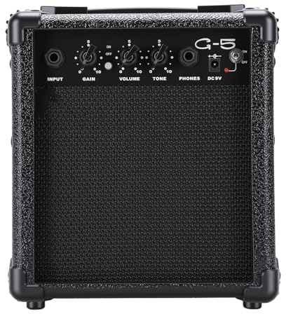 Ampli de Guitare en Bois Portable 5W Bluetooth pour la Performance d'entraînement