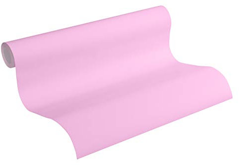 Esprit Vliestapete Tapete Uni 10,05 m x 0,53 m rosa Made in Germany 366773 36677-3